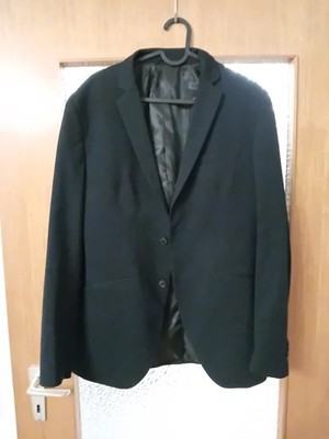 Herren Blazer Gr. M 50 Jack&Jones Premium - Knopfleiste rechts Schwarz