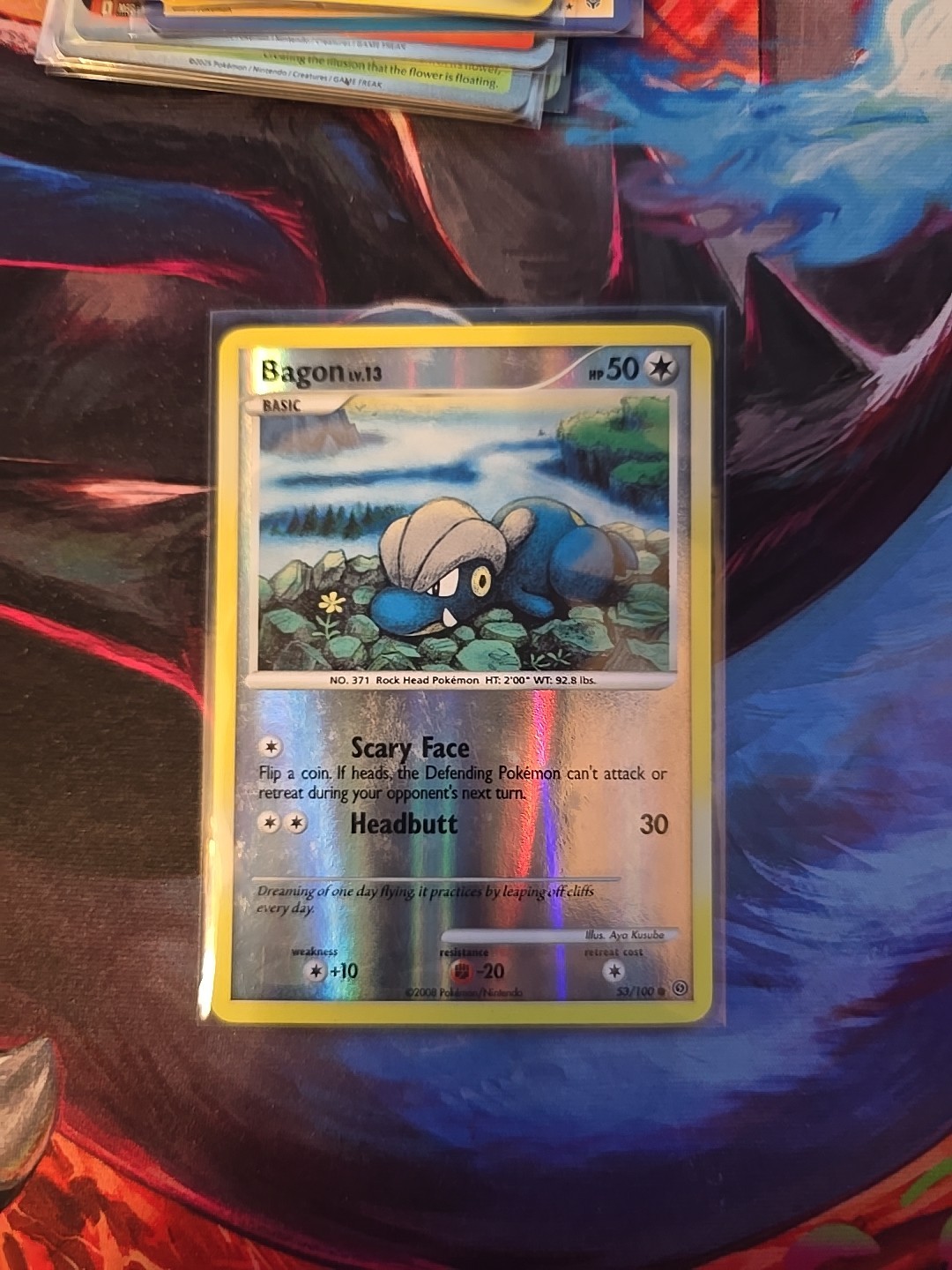 Bagon 53/100 Stormfront Reverse Holo