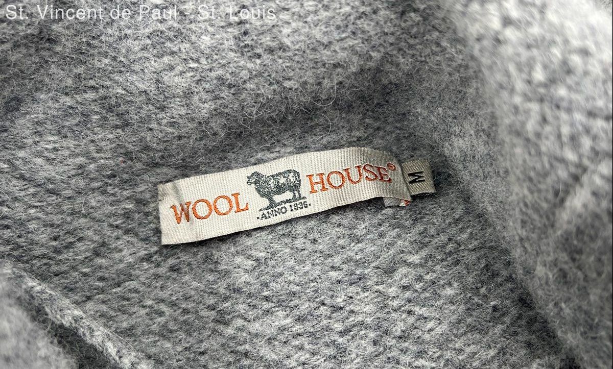 Wool House Womens Gray Solid Wool Asymmetrical Ja… - image 6