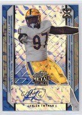 2021 Leaf Metal Draft Blue Marble /40 Jaylen Twyman #BA-JT1 Auto 0q1p