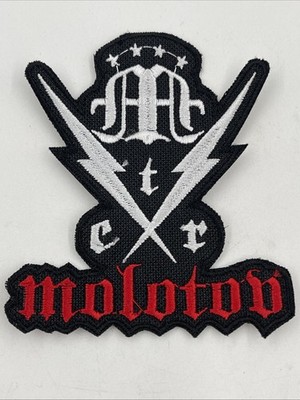 Molotov Rock Mexicano Band Logo Patch: Iron On, Quality Embroidery, 3.5 X 4.25 