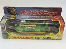 Matchbox Battle Kings K-105 Hover Raider Boxed mit Figuren Vintage Diecast