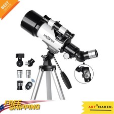 Explore the Stars with Our 70mm Focal Length Telescope - Includes Carrying Bag