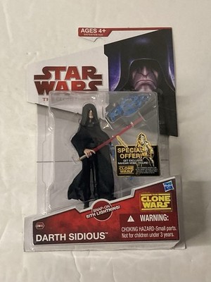 Star Wars The Clone Wars Darth Sidious Action Figure CW45 Hasbro