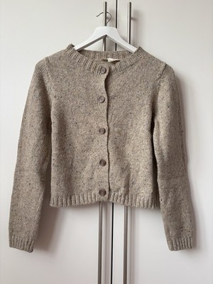 Neu Ex Seasalt Dawson Auswahl beige Fleck Strickjacke Merinowolle Größen 8 10 12 14 16
