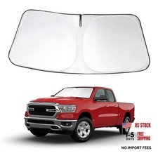 Windshield Sun Shade Custom Fit 2019-2023 2024 For Dodge RAM 1500 2019-2026