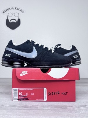 Size 10 - Nike Shox Deliver 317547-015 Black Grey Running Shoes