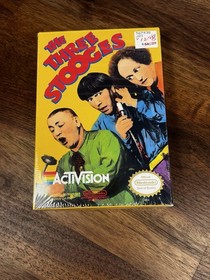 The Three Stooges Nintendo Entertainment System, 1989 NES Complete CIB In Shrink