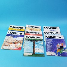 Lot Of 8 Mixed Months 1984-85 Compute Magazine Commodore Atari Apple