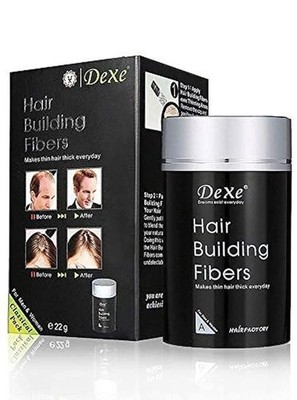 Dexe Classic Necessity Easy to Use Lose Hair Building Fibres, 22 g (Dark Brown)