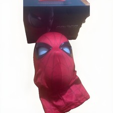 Spider Super Hero Over Face Mask Moving Winking Eyes Remote Control Rechargeable