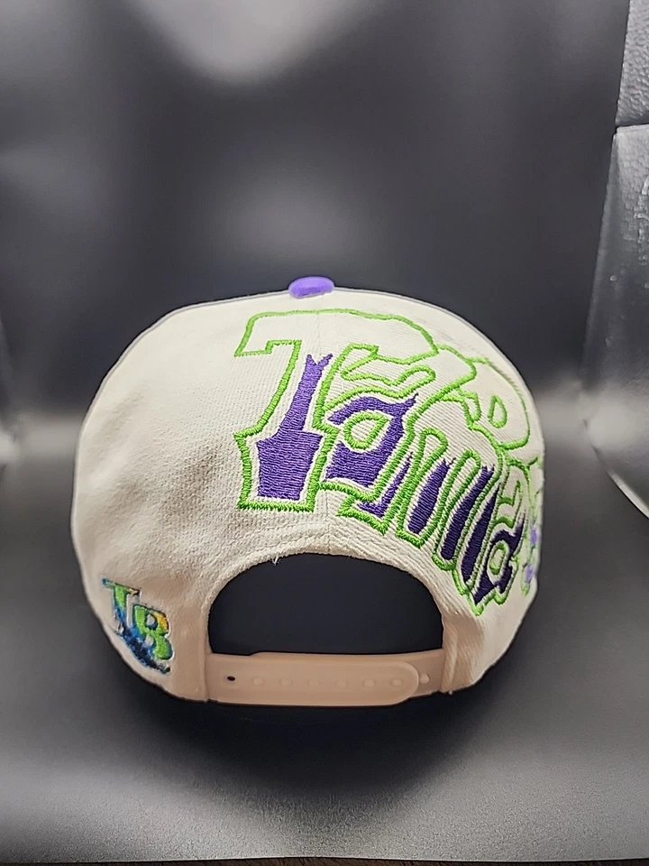 Tampa Bay Rays Graffiti Custom Snapback Hat - Image 4 of 4