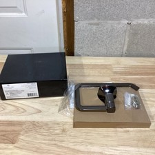 Signature hardware Sefina Towel Ring - Gunmetal finish