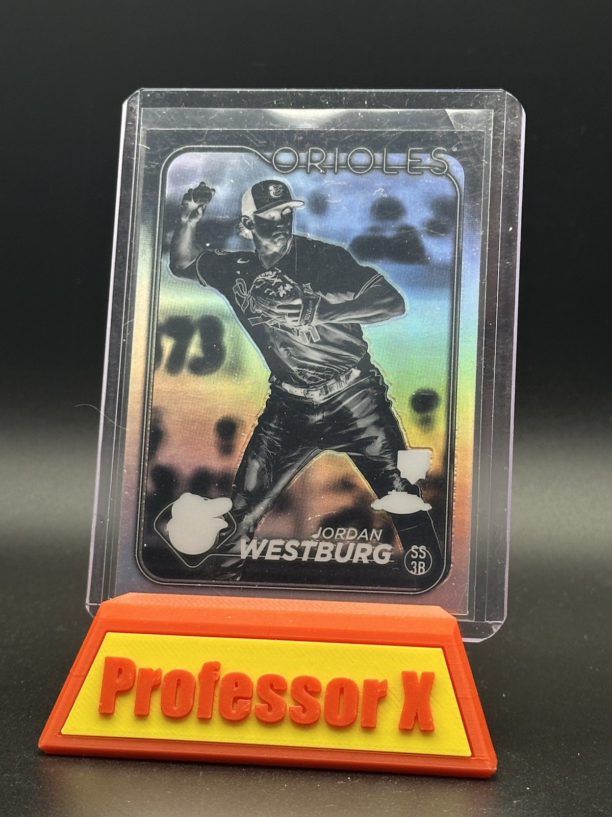 2024 Topps Chrome Negative Refractor #277 Jordan Westburg RC Orioles