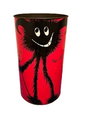 Vtg JL Clark Sweet & Innocent THE DEVIL MADE ME DO IT Trash Can Wastebasket RARE