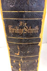 1903 antq Dr.Martin Luthers Bible Die Bibel Heilige Christ lg hb collectors book — photo 5