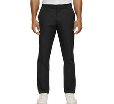 NEW Banana Republic Men's 40x32 Flat Front Pants Black Polyester G1366