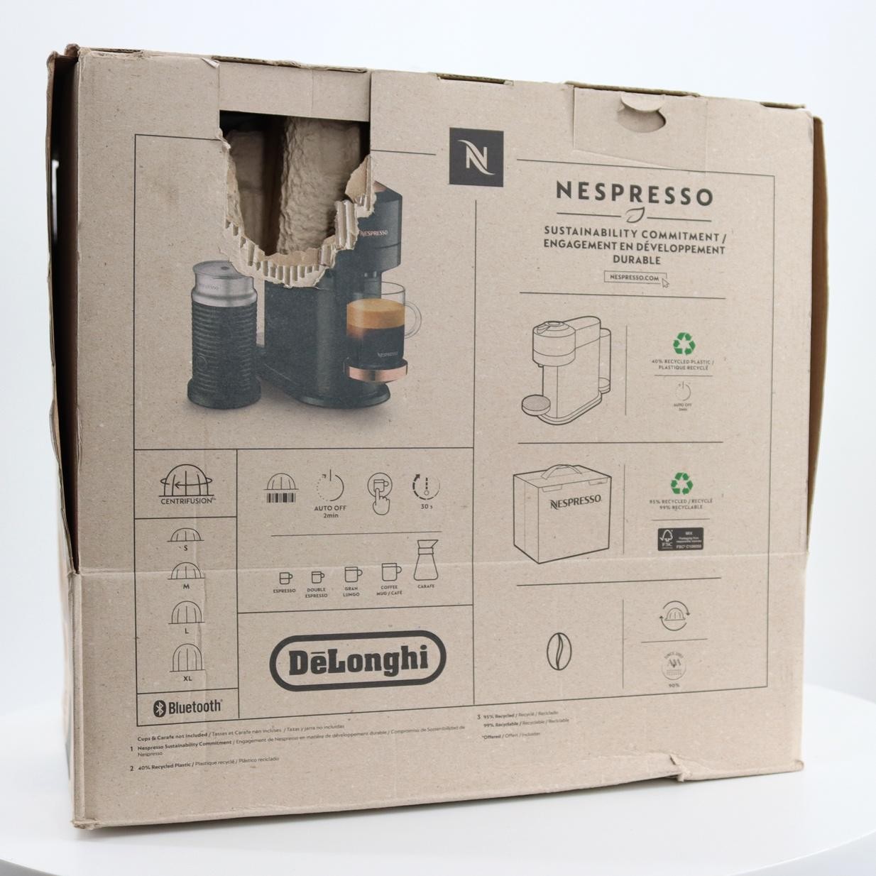 De'Longhi Nespresso Vertuo Next Coffee & Espresso Machine Coffee Pods Exp 2024