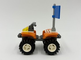 LEGO City 7737 - Coast Guard 4WD & Jet Scooter + 7736 Quad Bike (2008), No Original Box
