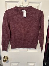 Gap Kids Youth Heathered Red Sweater Size Medium 8 NEW WITH TAGS