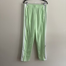 Adidas Originals Women M Green Y2K Adibreak Trefoil Snap Track Pants NWT