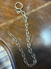 vintage keychain for pocket watch gold plated 1930s