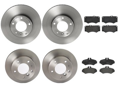 Brembo Front Rear Brake Kit Disc Rotors Low-Met Pads For MB W463 G550 2006-2018