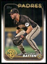 2024 Topps #384 Matthew Batten San Diego Padres 55198