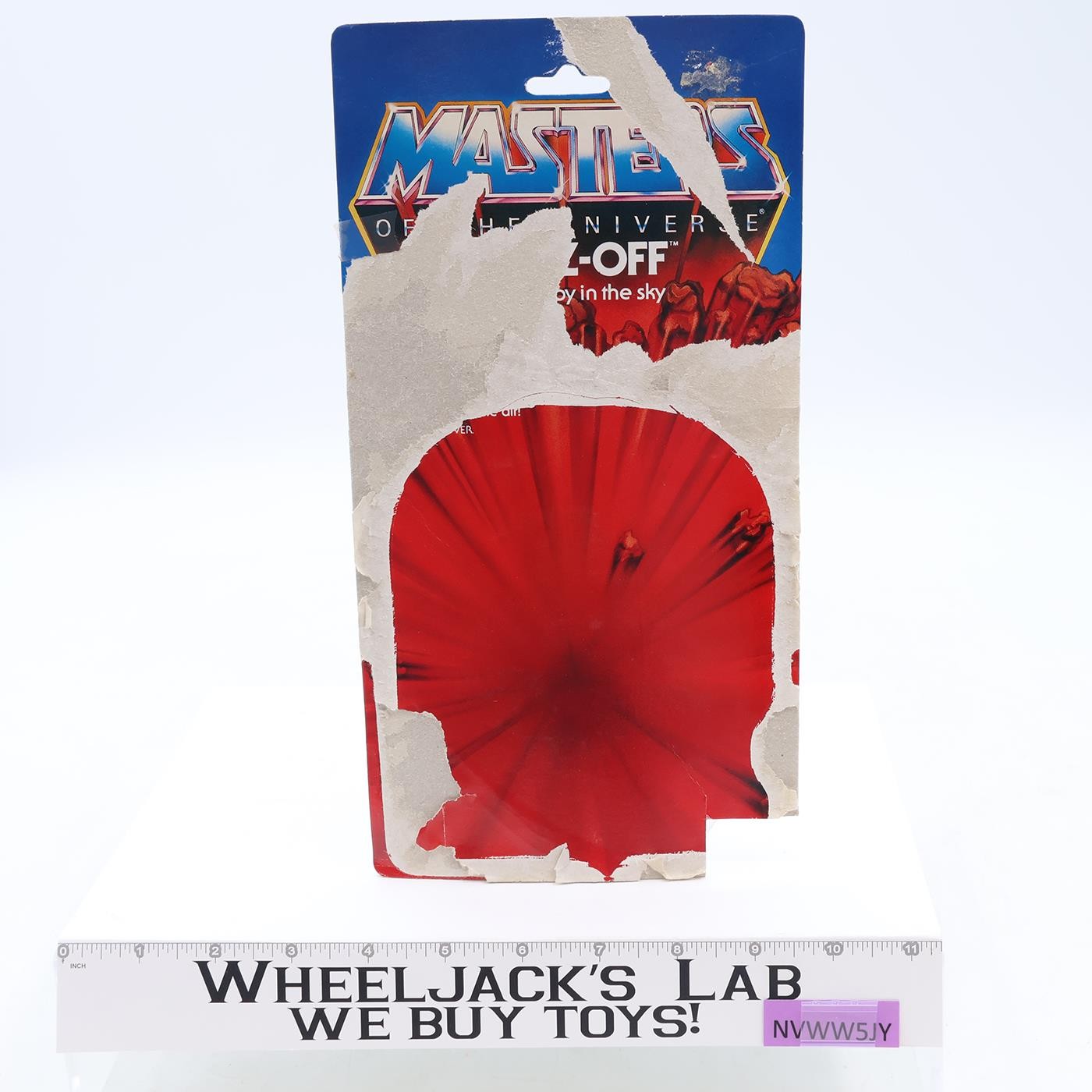 Buzz-Off W/12 Cardback 100% Complete He-Man Masters of the Universe MOTU 1984