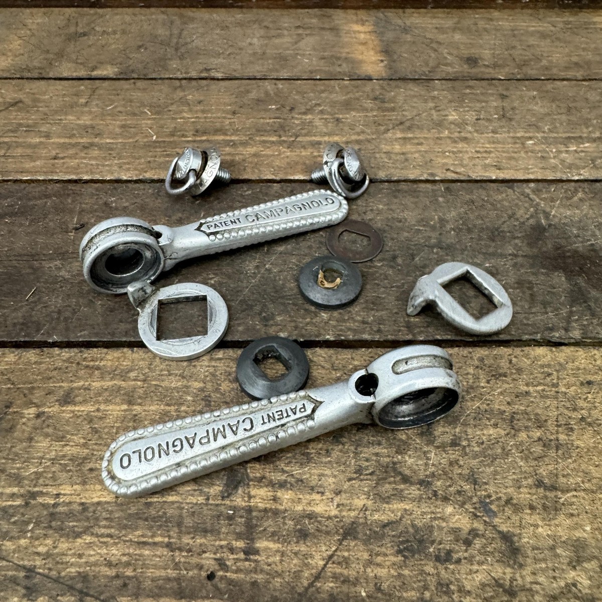 Vintage Campagnolo Record Shifter Patent Downtube Shift Levers