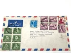 1965 - 'India', Airmail Letter sent From India to U.S. , (#130)
