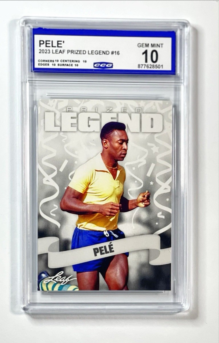 日本未発売 ペレスポーツ pele PELÉ 2023 Leaf Prized Legend #16 Brazil Gem Mint 10 | eBay