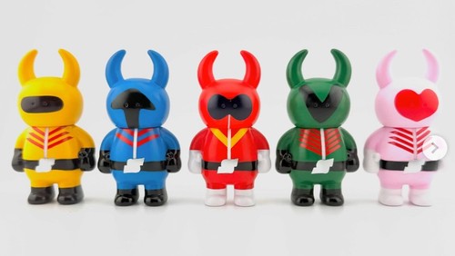 Goranger Uamou TOEI ART Festival Art Hurricane 50 Power Rangers Premium Sofubi - Foto 5 di 5