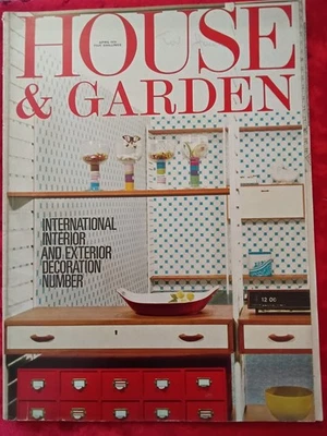 House & Garden Magazine April 1970 International Interior Decoration Vintage Ads - Image 1 of 3