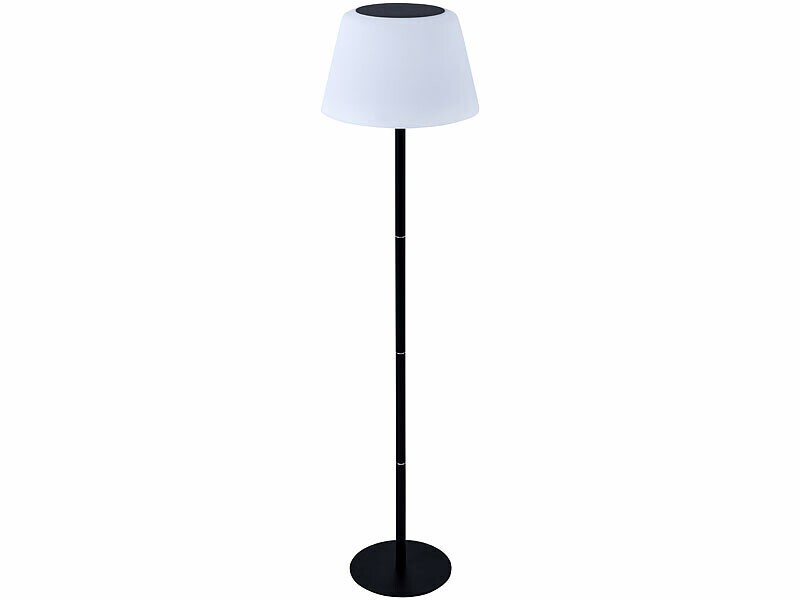 Lampe sur pied solaire extérieur LED CCT télécommande pour jardin et balcon