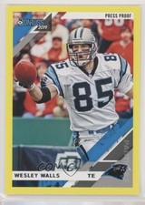 2019 Panini Donruss Press Proof Yellow Wesley Walls #48 c4h