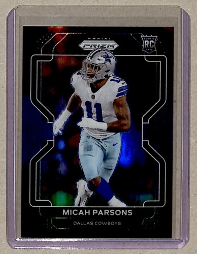 Micah Parsons [Blue] #PB-19 2021 Panini Chronicles Prizm Black card