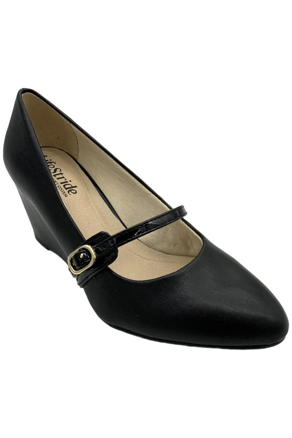 Life Stride Women's Gio MJ Wedge 2 Black