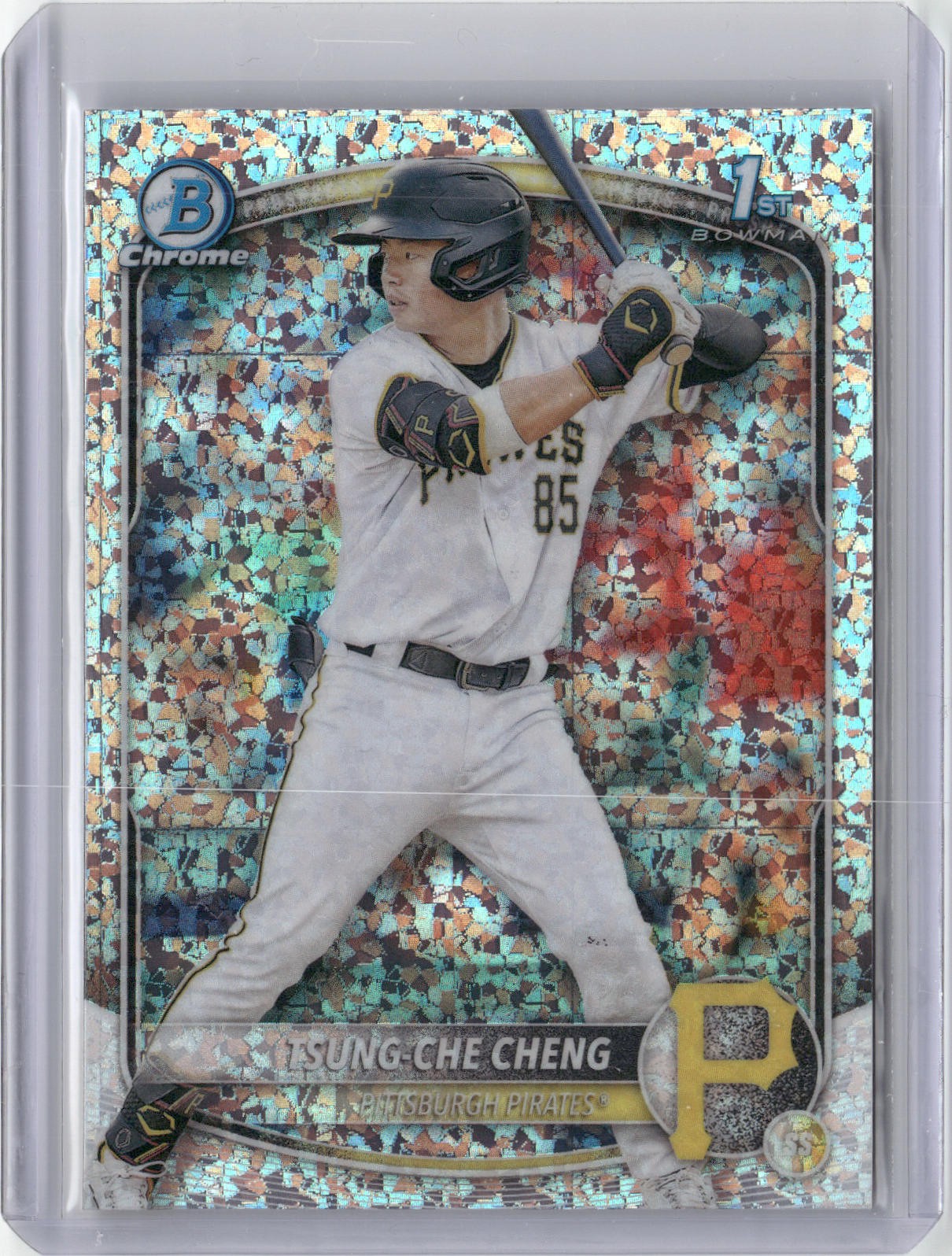 2025 Bowman #BCP-95 Tsung-Che Cheng Chrome Prospects Mini Diamond Refractor