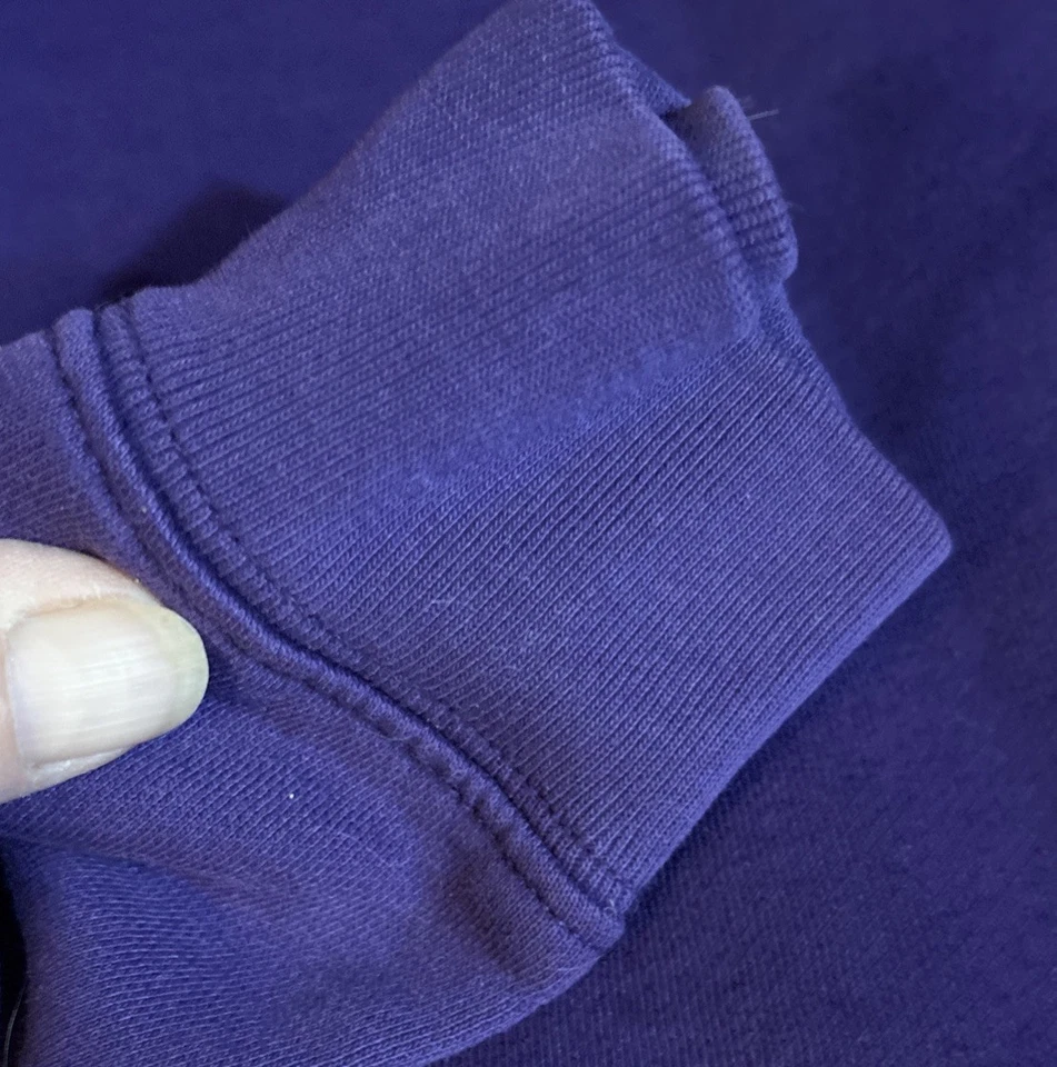 Youth Carhartt hoodie sweatshirt deep purple youth size large 12 - Image 3 of 4