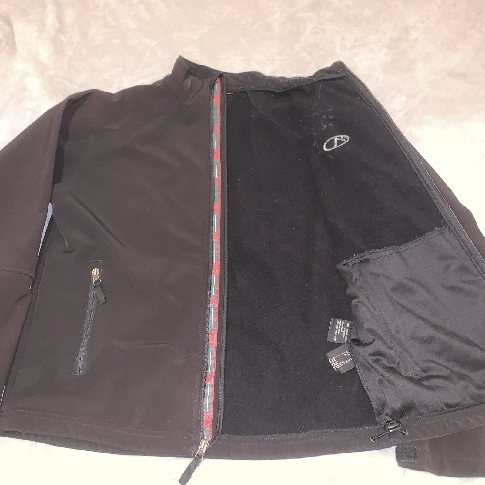 Marker Softshell Jacket Mens Medium Black Full Zi… - image 3