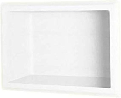 #ad Swan 7.5 in. W x 4 in. D x 10.8 in. H Recessed Soap Dish in White $49.00