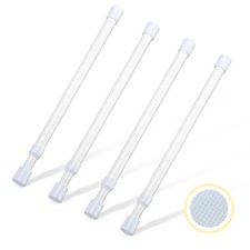 4 Pcs Small Tension Rod 12-20 inch Spring Rod, Tension Rod Spring Tension Rod...