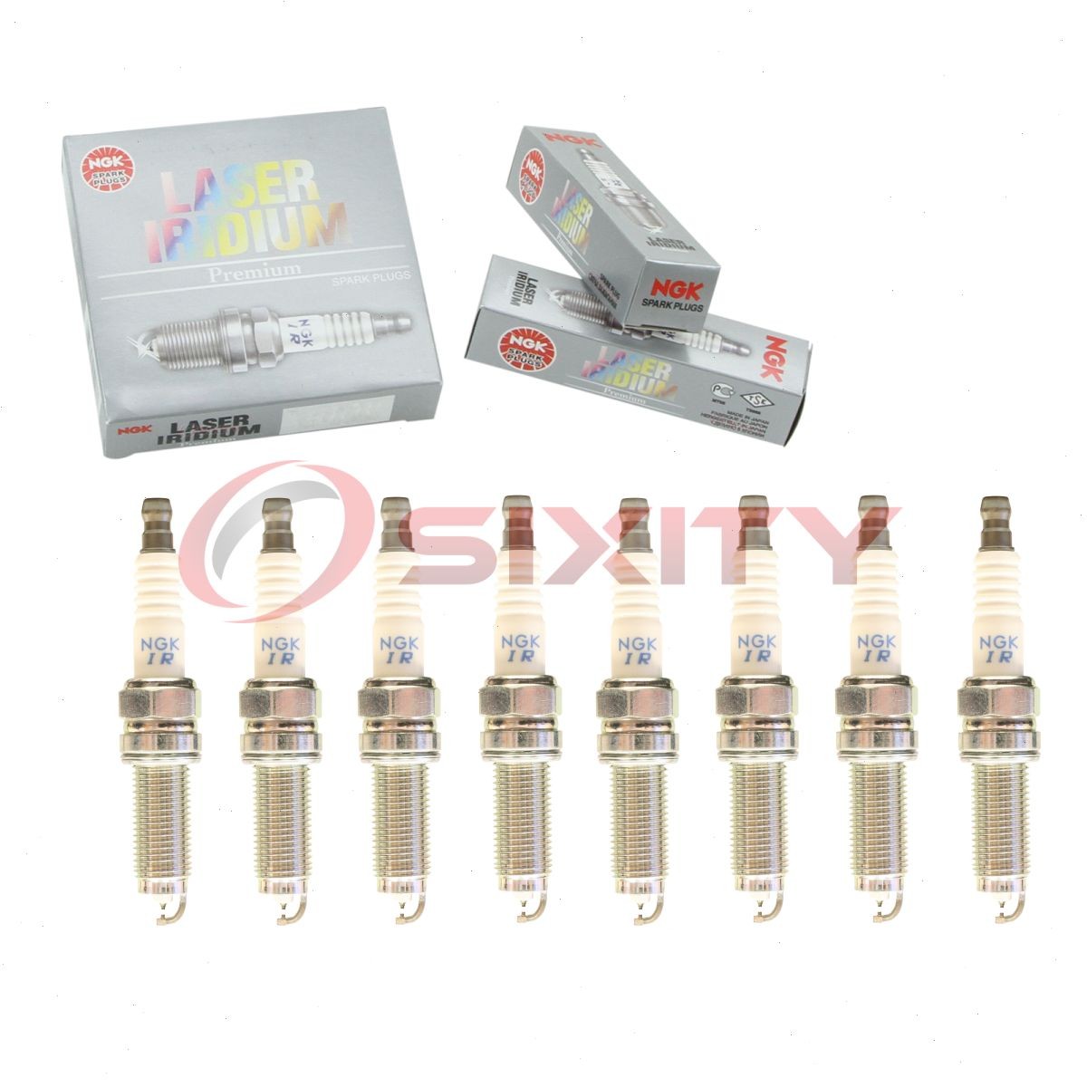 8 pc NGK 90074 DILZKR7A11DS Laser Iridium Spark Plugs for 12290-RN0-A01 ao