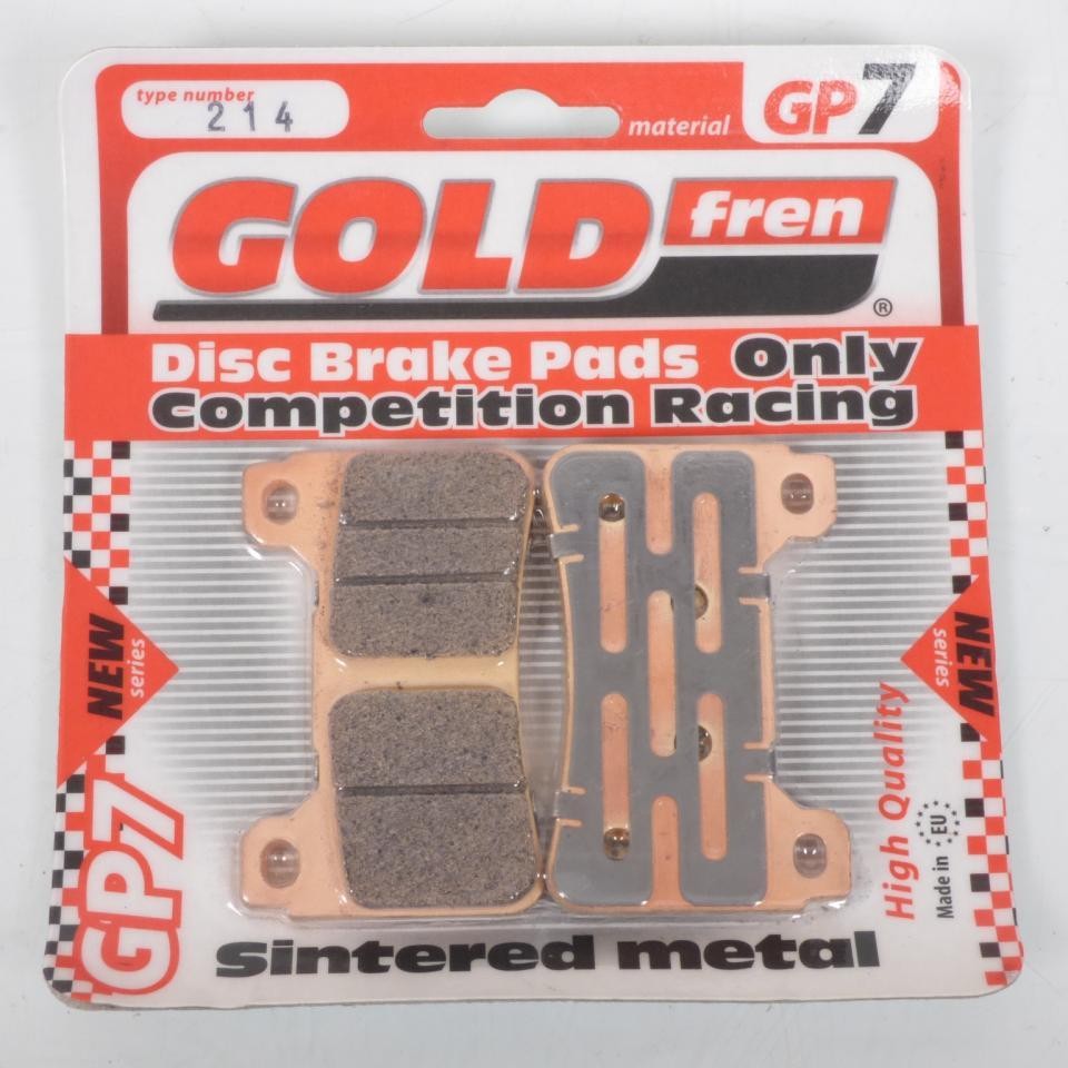 Plaquette Gold Fren VFR 800 F freinage haute performance métal fritté