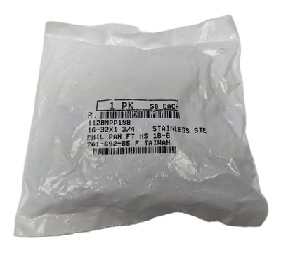 50PC McMaster-Carr 10-32 x 1-3/4 Machine Screws