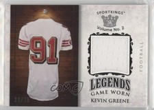 2021 Sportkings Volume 2 Silver 10/25 Kevin Greene #LSM-20 HOF 0c3