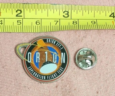 NASA Official Commemorative Orion EFT-1 Exploration Flight Test 1 Lapel Pin
