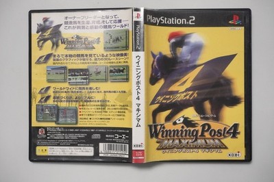 Playstation 2 Winning Post 4 Maximum Japan PS2 game US Seller