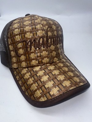 Philippines Hat Filipino Jollibee Banig Weave mesh curve snapback pinoy Pinay B
